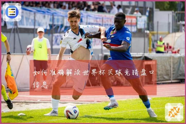 如何准确解读世界杯买球竞猜盘口信息